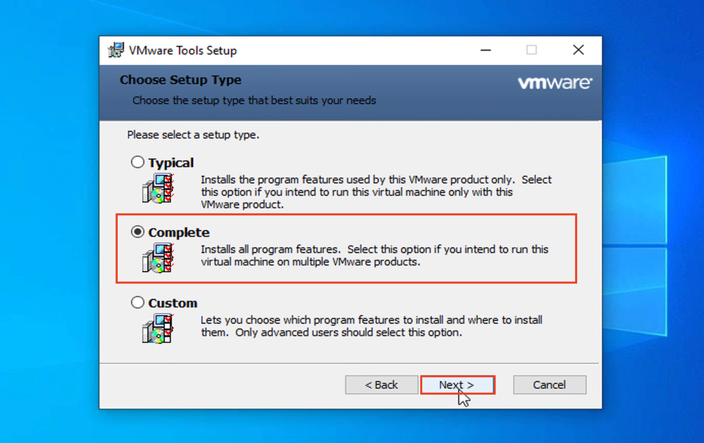 Установка VMware на Windows