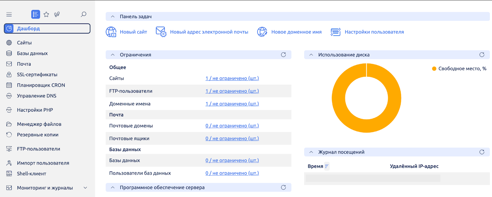 Почему не хватает места на VDS/VPS.