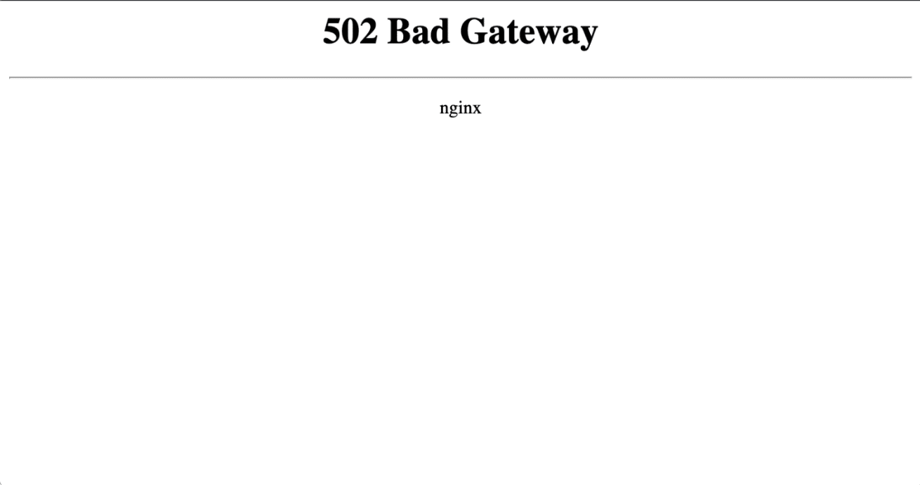 Ошибка 502 Bad Gatеway: как ее исправить